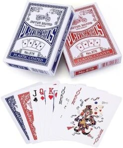 LotFancy Playing Cards, Poker Size Standard Index, 12 Decks Of Cards, For Blackjack, Euchre, Canasta Card Game, Casino Grade, Blue Or Red -Folkmanis Toys Shop 51Cg0OoQZpL. AC