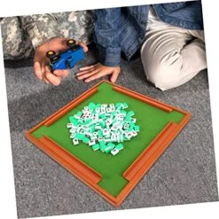 SAFIGLE 1 Set Travel Leisure Mahjong Traditional Version Game Chinese Version Mahjong Small Tiles Portable Board Travel Set Japanese Toys Mahjong Playthings Box Packing Mahjong Kit -Folkmanis Toys Shop 51CicnUd8AL
