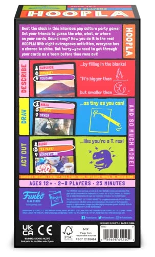 Funko Cranium Hoopla Party Game For 2-8 Players Ages 12 And Up 4 Funko Cranium Hoopla Party Game For 2-8 Players Ages 12 And Up - Image 2
