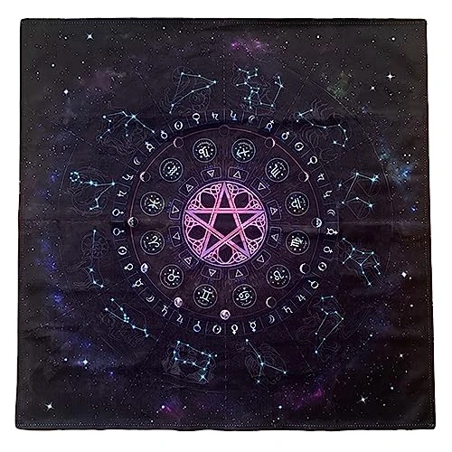 Necvior Astrology Tarot Table Altar Cloth Metaphysical Board Game Mat Pendulums Divinations Altar Tablecloth Board Game Card Pad 7 Necvior Astrology Tarot Table Altar Cloth Metaphysical Board Game Mat Pendulums Divinations Altar Tablecloth Board Game Card Pad - Image 5