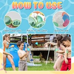 Reusable Water Balloons For Kids, 12 Pcs Magnetic Water Balloons Self-Sealing Pool Toys, Refillable Water Balloons For Outoor Water Fight Games, Summer Toys For Beach Yard Garden (Poop) 16 Reusable Water Balloons For Kids, 12 Pcs Magnetic Water Balloons Self-Sealing Pool Toys, Refillable Water Balloons For Outoor Water Fight Games, Summer Toys For Beach Yard Garden (Poop) -Folkmanis Toys Shop 51CtzsLjvaL