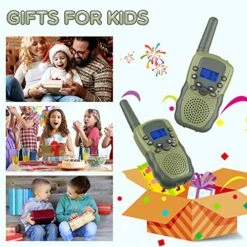 Kids Walkie Talkies Rechargeable For Boys Girls, Selieve 2 Way Radio 22 Channel 3 Miles Range HD Voice Handheld Walky Talky Toy, Birthday Gifts For 3-12 Year Old Kids For Adventure Garden Game -Folkmanis Toys Shop 51D54XqRE7L