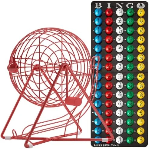 MR CHIPS 11" (Inch) Tall Professional Bingo Set With Steel Bingo Cage, Everlasting 7/8” Bingo Balls, Master Board For Bingo Balls - 4 Color Choices 9 MR CHIPS 11" (Inch) Tall Professional Bingo Set With Steel Bingo Cage, Everlasting 7/8” Bingo Balls, Master Board For Bingo Balls - 4 Color Choices - Image 7