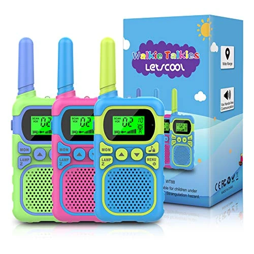 Kids Walkie Talkies For 3-12 Year Old Boys Girls,Children Walkie Talkies 3 KM Long Range & 22 Channels 2 Way Radios,Kids Outdoor Toys Birthday Gift (Battery Operated) 3 Kids Walkie Talkies For 3-12 Year Old Boys Girls,Children Walkie Talkies 3 KM Long Range & 22 Channels 2 Way Radios,Kids Outdoor Toys Birthday Gift (Battery Operated)