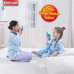 Kidzlane Voice Changing Walkie Talkies For Kids - 2 Mile Range, 8 Channels, Flashlight, Call Alert -Folkmanis Toys Shop 51DFSA0jpZL