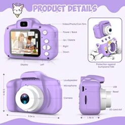 ππ₯ππ§πππ Kids Selfie Camera Toys For 3 4 5 6 7 8 9 10 11 12 Year Old GirlsοΌCamera For Kids Christmas Birthday Festival Gift For Kids Digital Camera With 32GB SD Card 12 ππ₯ππ§πππ Kids Selfie Camera Toys For 3 4 5 6 7 8 9 10 11 12 Year Old GirlsοΌCamera For Kids Christmas Birthday Festival Gift For Kids Digital Camera With 32GB SD Card -Folkmanis Toys Shop 51DL453klAL
