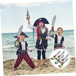 TOYANDONA 10 Pcs Inflatable Pirate Knife Inflatables Toy Pirate Party Favors Kids Summer Toys Prom Props Summer Accessories Pirate Sword Pirate Party Supplies Halloween PVC Child -Folkmanis Toys Shop 51DOObLrt3L