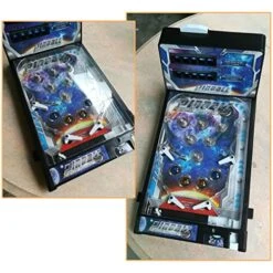 Olivy Portable Pinball Machine Tabletop Pinball Game, Mini Electronic Pinball Toy With Light And Music, Christmas Parent-Child Puzzle Game, Retro Arcade Machine -Folkmanis Toys Shop 51DYodrTRaL