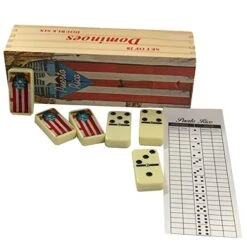 Puerto Rico Domino Set San Juan Doors Includes Score Pad
