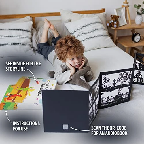 Shadow Play Little Prince Shadow Theater And Shadow Puppets Combo - Educational Toy, Montessori Preschool Learning Toys For Girls And Boys - Easter Birthday Gift Present 3 4 5 6 7 Year Old 4 Shadow Play Little Prince Shadow Theater And Shadow Puppets Combo - Educational Toy, Montessori Preschool Learning Toys For Girls And Boys - Easter Birthday Gift Present 3 4 5 6 7 Year Old - Image 2