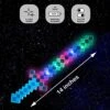 Fun Central LED Light Up Pixel 8-Bit Toy Sword For Kids - Red 1 Fun Central LED Light Up Pixel 8-Bit Toy Sword For Kids - Red -Folkmanis Toys Shop 51DdBn6hsrL