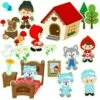 Little Red Ridding Hood Felt Figures For Flannel/Felt Board Stories PRECUT -Folkmanis Toys Shop 51Dlkq7BBAL