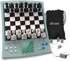 ICore Electronic Chess Set - Enhance Brain Power 30 Skill Levels &100 Preset Exercises - 14 Challenging Brain Games, Talking Chess Tutor, 1 Or 2 Player Coach Mode - Perfect For Kids And Family Fun 18 ICore Electronic Chess Set - Enhance Brain Power 30 Skill Levels &100 Preset Exercises - 14 Challenging Brain Games, Talking Chess Tutor, 1 Or 2 Player Coach Mode - Perfect For Kids And Family Fun -Folkmanis Toys Shop 51DnvYAw85L. AC
