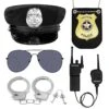 TUSAUW 5Pcs Police Accessories For Kids Toy Police Badge For Kids Police Handcuffs Walkie-Talkie Sunglasses Police Pretend Play Toy Set Roleplay Cosplay Porps For Theme Party,Children's Day Gift 1 TUSAUW 5Pcs Police Accessories For Kids Toy Police Badge For Kids Police Handcuffs Walkie-Talkie Sunglasses Police Pretend Play Toy Set Roleplay Cosplay Porps For Theme Party,Children's Day Gift -Folkmanis Toys Shop 51DpnOAlgQL