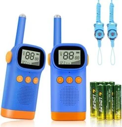 ODUFO Walkie Talkies For Kids 22 Channels 2 Way Radio Toy Gift For 3-12 Year Old Boys Girls 3Km Long Range For Outdoor Activities Games Cycling Hiking Camping (Pink+Yellow) -Folkmanis Toys Shop 51Du58mODuL. AC