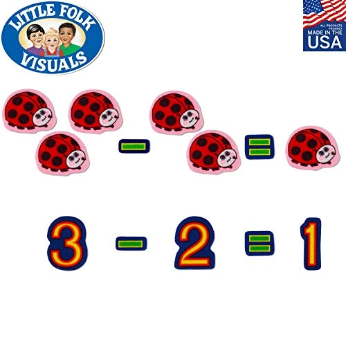 Little Folk Visuals Beginner's Counting Set: Felt Learning Toy Set, Precut Felt Board Figures For Kids And Toddlers, 132 Pieces With 12 Page Guide 6 Little Folk Visuals Beginner's Counting Set: Felt Learning Toy Set, Precut Felt Board Figures For Kids And Toddlers, 132 Pieces With 12 Page Guide - Image 4