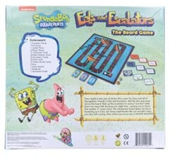 Spongebob Squarepants Eels And Escalators Board Game -Folkmanis Toys Shop 51EHgetz08L
