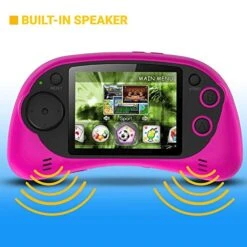 Handheld Portable Digital Screen 200 Preloaded Games , 2.7” Color Display Pink -Folkmanis Toys Shop 51EJHj1hSzL