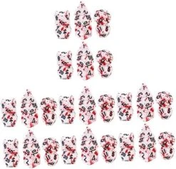 Ibasenice 28 Pcs Blood Splattered Dice Retro Toys Role Playing Dice Halloween Toys Curse Of Strahd Board Game Dice Cube Dice Halloween Party Accessory Night Club Club Acrylic Dice Set Metal -Folkmanis Toys Shop 51EOqJ6JB9L. AC