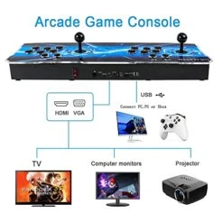 GWALSNTH 3D Pandora Box TT Arcade Game Console, 8000 HDMI Video Games With WiFi Function, Search/Save/Hide/ Pause Games,Favorite List,Up To 4 Players … -Folkmanis Toys Shop 51EYB4I0t4L