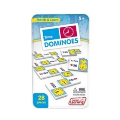 Junior Learning JL486 Time Dominoes -Folkmanis Toys Shop 51Egx9saV0L