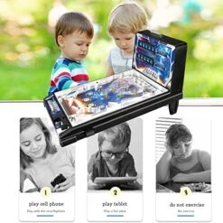 Olivy Portable Pinball Machine Tabletop Pinball Game, Mini Electronic Pinball Toy With Light And Music, Christmas Parent-Child Puzzle Game, Retro Arcade Machine -Folkmanis Toys Shop 51Eh5KVgiGL 1