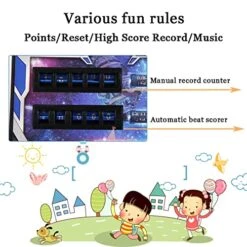 Olivy Portable Pinball Machine Tabletop Pinball Game, Mini Electronic Pinball Toy With Light And Music, Christmas Parent-Child Puzzle Game, Retro Arcade Machine -Folkmanis Toys Shop 51EjTjxEUzL 1