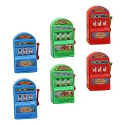 Ibasenice 18pcs Children Tabletop Interactive Lottery Games Kids Cake Bank Mini Gift Funny Toy Lucky Party Interesting Slot Machines Jackpot Plastic Reels With Random Color -Folkmanis Toys Shop 51Ev9xt7wOL