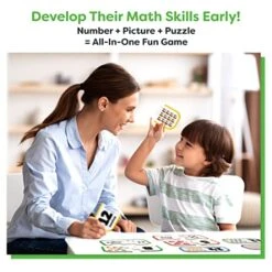 Number Puzzle Kindergarten Math Games - Number Matching Puzzle - Learning Numbers Puzzles Counting Toys For Toddlers Kids Ages 3-5 - Educational Toys Preschool Learning Activities Toddler Puzzles -Folkmanis Toys Shop 51EvSPL6oPL