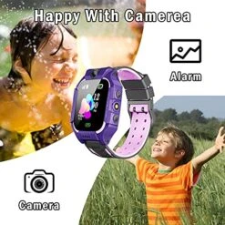 ROMONLON Kids Smart Watch Girls Boys - Smart Watch For Kids Watches Ages 4-12 Years With 7 Learning Games Camera Video Player Music Alarm Calendar Flashlight Children Toys Gifts (Purple) -Folkmanis Toys Shop 51F1kGLFe2L
