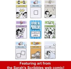 Mattel Games Sarah's Scribbles Future Me Problems Card Game, Funny Family Game For Game Night All About Avoiding Responsibility -Folkmanis Toys Shop 51F1sVsMSwL