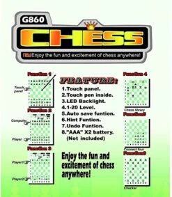 Potable Touch Control Electronic Chess Game Board For Kids To Learn And Play -Folkmanis Toys Shop 51FBWO3AlWL