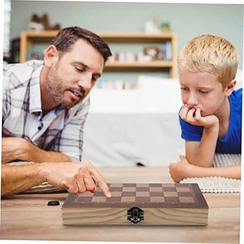 International Chess Board 1 Set 3 1 International Chess Wooden Brain Toy Magnetic Chess Folding For Child Magnetic Chess Folding 4 International Chess Board 1 Set 3 1 International Chess Wooden Brain Toy Magnetic Chess Folding For Child Magnetic Chess Folding - Image 2