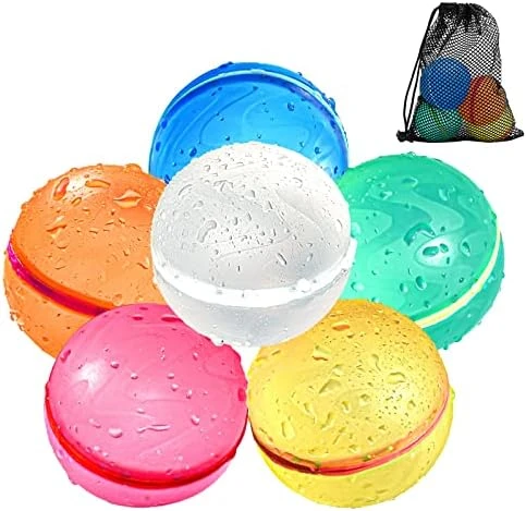 SOPPYCID Reusable Water Bomb Balloons, Magnetic Refillable Water Balls - Pool Toys For Boys And Girls, Beach Outdoor Activities Water Games Toy For Kids Self Sealing Water Splash Ball (6Pack) 13 SOPPYCID Reusable Water Bomb Balloons, Magnetic Refillable Water Balls - Pool Toys For Boys And Girls, Beach Outdoor Activities Water Games Toy For Kids Self Sealing Water Splash Ball (6Pack) - Image 11