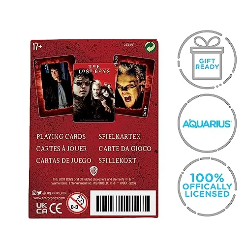 AQUARIUS Lost Boys Playing Cards - Lost Boys Movie Themed Deck Of Cards For Your Favorite Card Games - Officially Licensed Lost Boys Merchandise & Collectibles 8 AQUARIUS Lost Boys Playing Cards - Lost Boys Movie Themed Deck Of Cards For Your Favorite Card Games - Officially Licensed Lost Boys Merchandise & Collectibles - Image 6