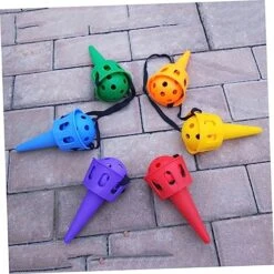 Ibasenice 4 Sets Trampoline Toys Cup Set Outside Kids Toys Scoop And Toss Set Kids Party Favors Backyard Game Catch Game Ball Catch Game Scoop Ball Set Spoon Catch The Ball Catcher Child Red -Folkmanis Toys Shop 51FZPZaXkTL