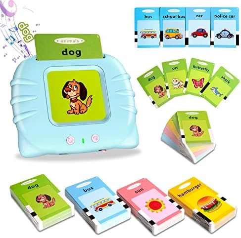 Pocket Speech Therapy Toys, 224 Sight Words Talking Flash Cards, Toddler Learning Resources Toys, Autism Sensory Toys For Autistic Children, Toddler Toys Age 2-4 Blue 9 Pocket Speech Therapy Toys, 224 Sight Words Talking Flash Cards, Toddler Learning Resources Toys, Autism Sensory Toys For Autistic Children, Toddler Toys Age 2-4 Blue - Image 7