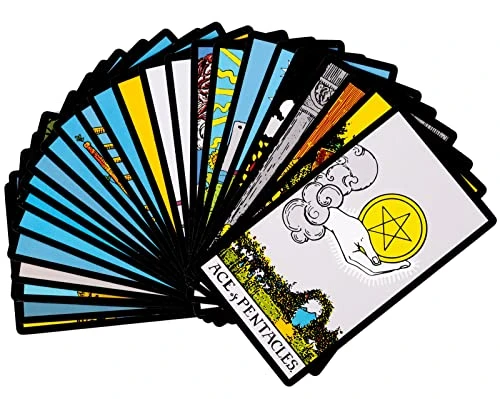 Vitacera Original Tarot Cards Deck With Guidebook & Linen Tarot Bag - Smith Classic Artwork, Traditional Standard Tarot Decks, Durable Tarot Cards Set For Beginners To Advanced 6 Vitacera Original Tarot Cards Deck With Guidebook & Linen Tarot Bag - Smith Classic Artwork, Traditional Standard Tarot Decks, Durable Tarot Cards Set For Beginners To Advanced - Image 4