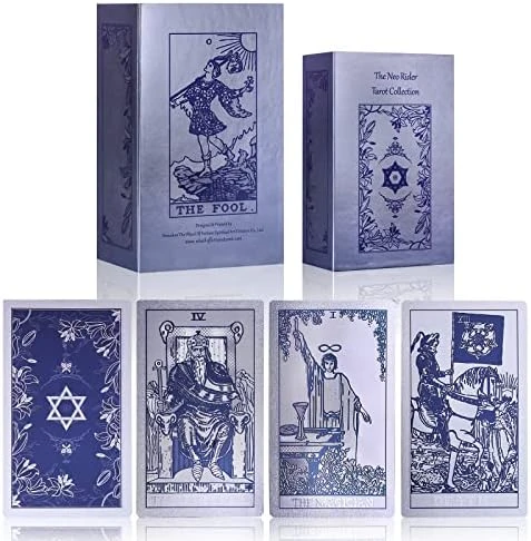 SOUL SPARKLE TAROT - Neo Rider Tarot Deck 7 Deadly Sins Collection, 78 Tarot Cards Deck With English Booklet, Rainbow Tarot Cards (The Iridescent Deck Inked (Blue Ink) 10 SOUL SPARKLE TAROT - Neo Rider Tarot Deck 7 Deadly Sins Collection, 78 Tarot Cards Deck With English Booklet, Rainbow Tarot Cards (The Iridescent Deck Inked (Blue Ink) - Image 8