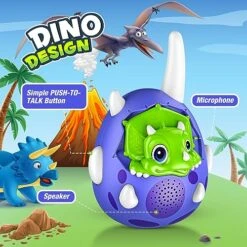 Dinosaur Walkie Talkies Toys For Kids: DASTION-99 Walkie Talkie Dinosaur Toy For Kids 3-5 6 Year Old Boys Girls Birthday Gifts For 3 4 5 6 Year Old Boy Girl Outdoor Camping Hiking Games For Kid 2 Pack 10 Dinosaur Walkie Talkies Toys For Kids: DASTION-99 Walkie Talkie Dinosaur Toy For Kids 3-5 6 Year Old Boys Girls Birthday Gifts For 3 4 5 6 Year Old Boy Girl Outdoor Camping Hiking Games For Kid 2 Pack -Folkmanis Toys Shop 51FuoC3nf9L