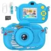 ENGUNS Kids Camera For Boys Age 3-12 Toddlers, 32MP HD Digital Camera For Kids, Boys Birthday Gifts Toys Children Kid Selfie Camera With 32GB Card, Toddler Camera For 3 4 5 6 8 10 11 12 Year Old Boys