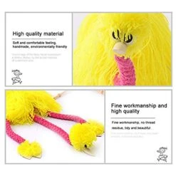 BEIJIALY Ostrich Marionette, Set Of 5 Handmade Ostrich Marionette Puppets String Doll Parent-Child Interactive Educational Props For Children Kids - Random Color -Folkmanis Toys Shop 51FzAzPTiAL