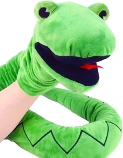 59" Long Snake Hand Puppet，Hand Puppet Toys Can Be Used For Teaching And Telling Stories; Hand Puppet Snakes, Hand Puppet Crocodiles And Hand Puppet Whales Can Be Selected. #31 (Color : Green) -Folkmanis Toys Shop 51G imo5ViL. AC 2