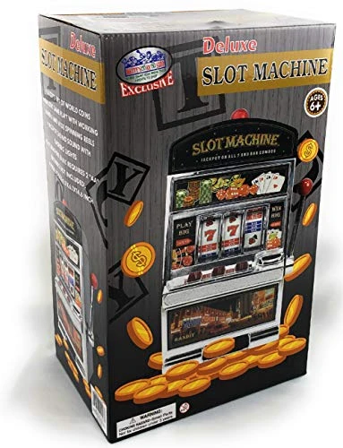Matty's Toy Stop Deluxe Lucky 7's Slot Machine Bank With Jackpot Sound & Flashing Lights 5 Matty's Toy Stop Deluxe Lucky 7's Slot Machine Bank With Jackpot Sound & Flashing Lights - Image 3