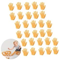 FAMKIT Hand Shape Domino Blocks Educational Toy Dominoes Game Birthday Party Favor -Folkmanis Toys Shop 51G7WWOYEHL