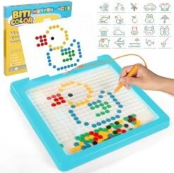 Biticolor Magnetic Drawing Board For Kids Magnetic Dot Art Doodle Board With Magnetic Pen And Beads For Toddlers Montessori Preschool Toy Travel Toys For Kids Ages 3-5 - Green 12 Biticolor Magnetic Drawing Board For Kids Magnetic Dot Art Doodle Board With Magnetic Pen And Beads For Toddlers Montessori Preschool Toy Travel Toys For Kids Ages 3-5 - Green -Folkmanis Toys Shop 51GArC8sq3L. AC