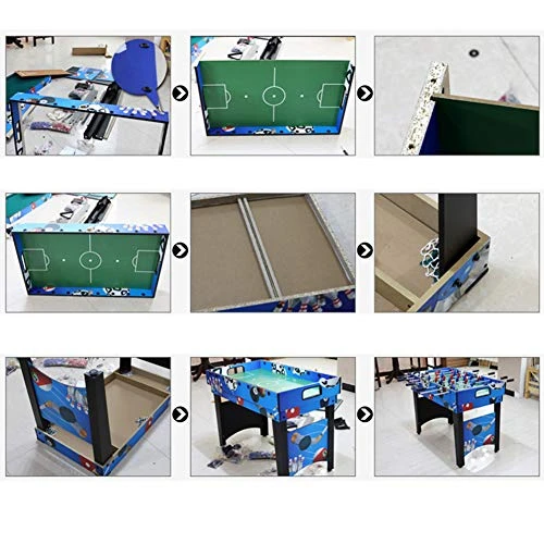 Multifunctional Desktop Ball Game Machine, Family Party Football Machine Ice Hockey Billiards Table Tennis Table Children's Double Adult Toy Desktop Wooden Puzzle Game,A 6 Multifunctional Desktop Ball Game Machine, Family Party Football Machine Ice Hockey Billiards Table Tennis Table Children's Double Adult Toy Desktop Wooden Puzzle Game,A - Image 4