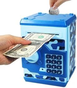 HUSAN Piggy Banks For Kids, Electronic Password Code Money Banks ATM Banks Box Coin Bank For Children Boys And Girls (Black/Red) 17 HUSAN Piggy Banks For Kids, Electronic Password Code Money Banks ATM Banks Box Coin Bank For Children Boys And Girls (Black/Red) -Folkmanis Toys Shop 51GHduf0ZHL. AC 1