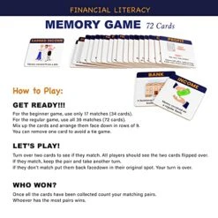 Financial Literacy Memory Matching Game, Fun And Educational Game For Children And Families, Financial Literacy Flashcards For Kids And Beginners 12 Financial Literacy Memory Matching Game, Fun And Educational Game For Children And Families, Financial Literacy Flashcards For Kids And Beginners -Folkmanis Toys Shop 51GP4JzR5xL