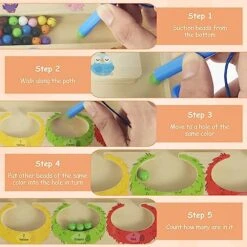 Hcqxnsl Magnetic Color And Number Maze,Toddler Wooden Magnet Board Puzzles Toy With Magnetic Pen Color Matching Sorting Game Educational Matching Games Fine Motor Skills Toys For Kids Boys Girls 9 Hcqxnsl Magnetic Color And Number Maze,Toddler Wooden Magnet Board Puzzles Toy With Magnetic Pen Color Matching Sorting Game Educational Matching Games Fine Motor Skills Toys For Kids Boys Girls -Folkmanis Toys Shop 51GSkQgZ3pL